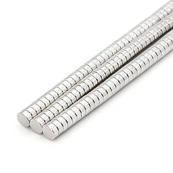 Магніт неодимовий (NdFeB) Круглий 4х1,5 мм 20 шт.