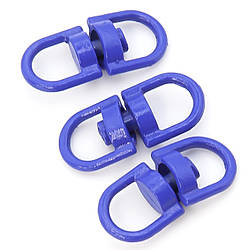Вертлюг петля/петля 10 шт. 20х9 мм Синій
