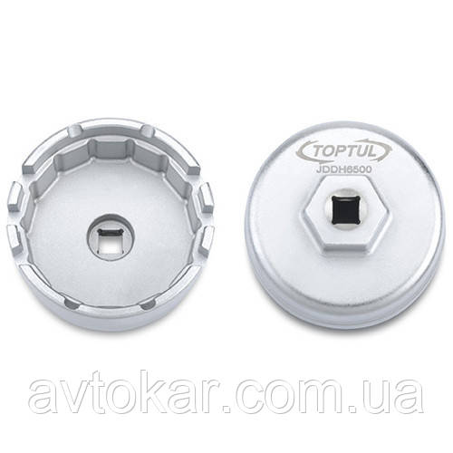 Знімач фільтра "чашка" TOPTUL 64,5/14 мм (4, 6 і 8 цил. TOYOTA) JDDH6501, фото 1