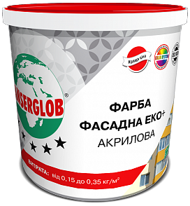 Anserglob Фарба акрилова ФАСАД ЕКО+ 14кг