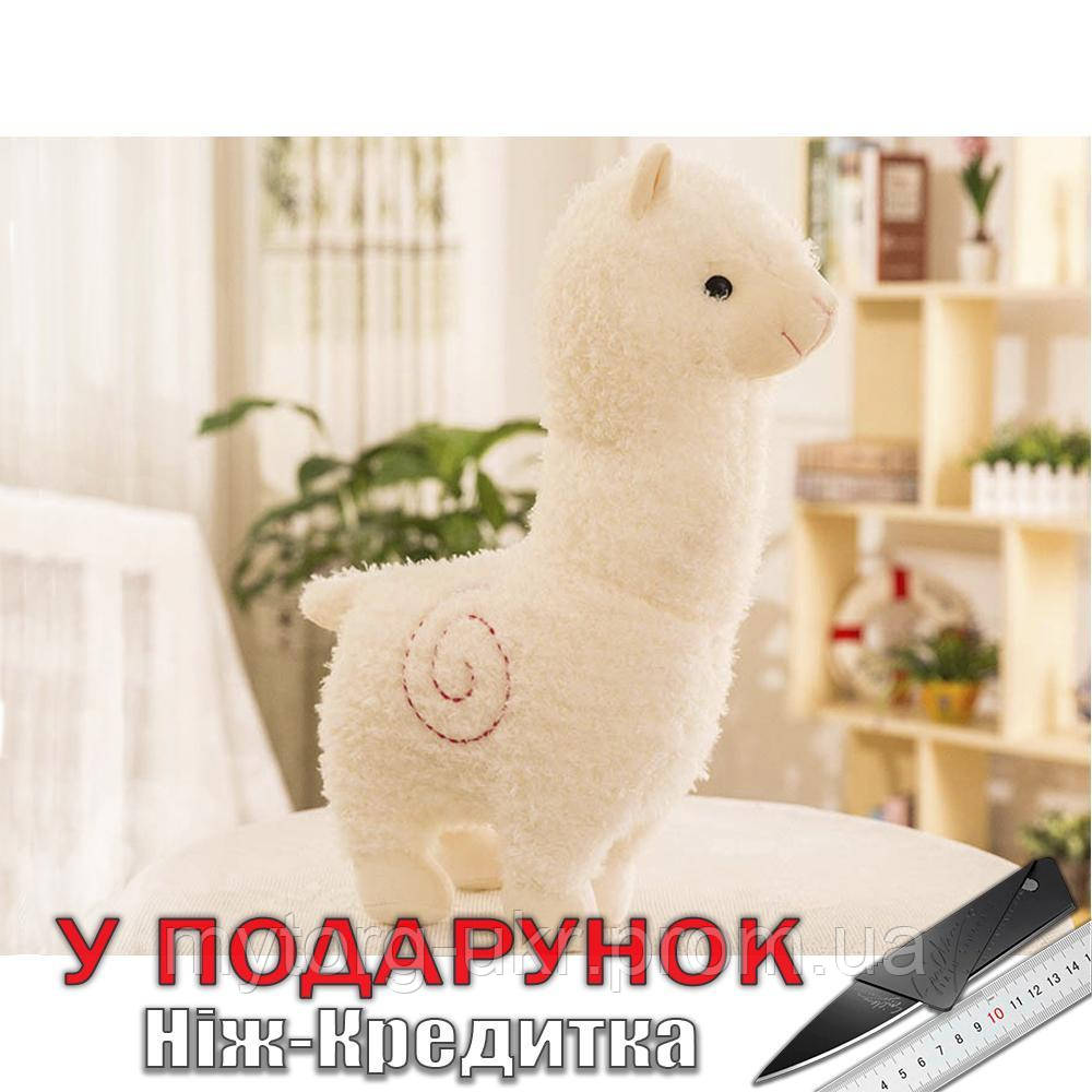 Плюшева іграшка Альпака 25 см  Білий