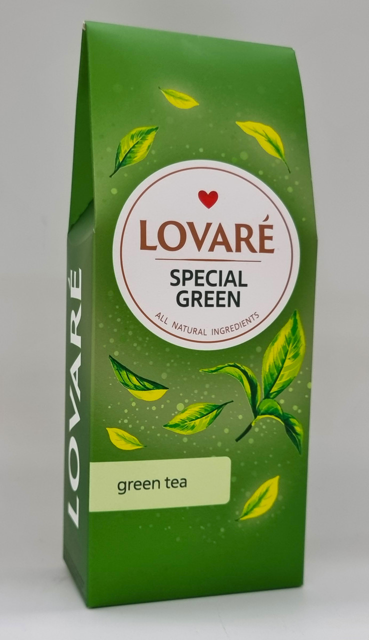 Чай листовий зелений Lovare Special Green 80 грамів