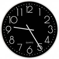 Часы настенные Классика в чёрном цвет - чёрный 50,8 см