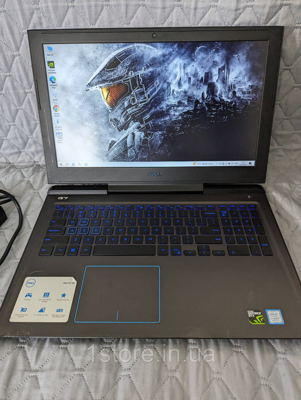 Ігровий ноутбук Dell Inspirion 7577IPS 15.6/I7-7700HQ/16GB-DDR4/GTX 1060 Max-6GB / 256 SSD + 1TB HDD