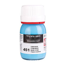 Барвник для кросівок Tarrago Sneakers Paint 25 мл колір темно-блакитний (451)