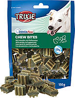 Ласощі для чищення зубів у собак Trixie DentalFun Chew Bites 150 г, ТХ-31501