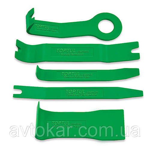 Набір знімачів панелей салону 5 од. TOPTUL JGAS0501, фото 1