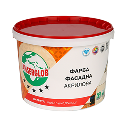 Anserglob Фарба фасадна акрилова 14 кг