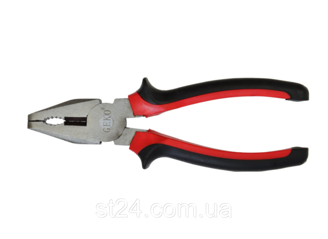 Плоскогубці 180 мм CRV комбінована ручка GEKO G01621