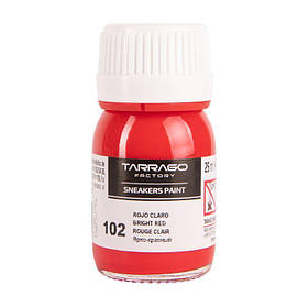 Барвник для кросівок Tarrago Sneakers Paint 25 мл колір яскраво-червоний (102)