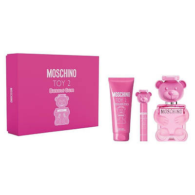 Жіночі набори парфумерії Moschino Toy 2 Bubble Gum туалетна вода 100ml + 10ml + лосьйон для тіла 100ml