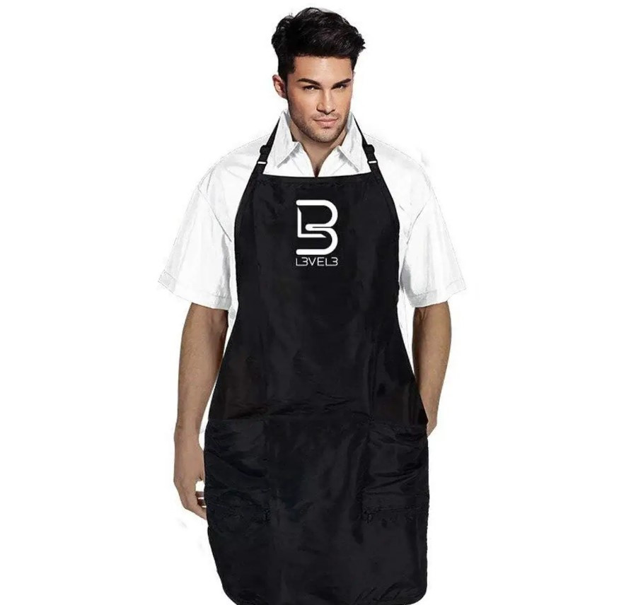 Фартух барберський Level3, чорний (10306030)