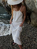 Жіночий літній білий сарафан, фото 10