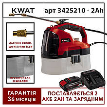 Обприскувач електричний акумуляторний для саду та городу 3.5 літра Einhell GE-WS 18 Kit 2.0 Ah