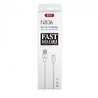 Кабель XO Type-C NB36 2.1A/1m White