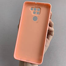 Чохол для Xiaomi Redmi Note 9 чохол з макарунами із захистом камери на сяомі редмі нот 9 персиковий q7k, фото 3