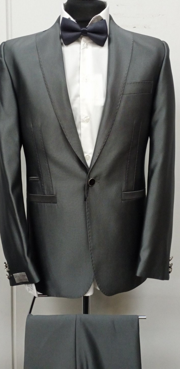 Чоловічий костюм West-Fashion модель 0129А світло-сірий