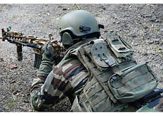 Навушники активні з мікрофоном MSA Sordin Supreme Mil CC Neck із заднім оголов'ям, фото 3