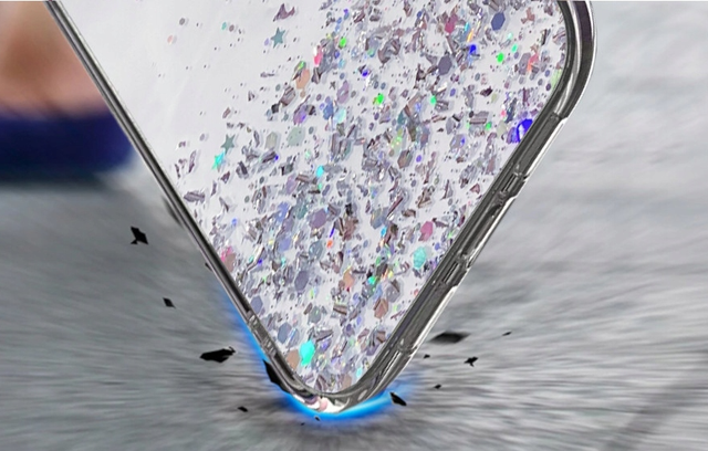 Блестящий чехол с серебряной фольгой Xiaomi Redmi A1 Блестящий чехол с серебряной фольгой Xiaomi Redmi A1