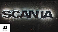 Led Буквы для грузовика SCANIA черные с белой подсветкой