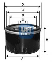 МАСЛЕНЫЙ ФИЛЬТР UFI 23.424.00