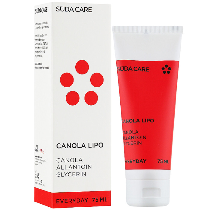 Ромашковий ліпо-крем для ніг SUDA Care Everyday Canola Lipo Foot Cream 75 мл, фото 1