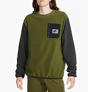 AllOriginal com ua Світшот Nike M Nsw Spu Tf Polar Flc Crew Green Dq5104-326 РОЗМІРИ ЗАПИТУЙТЕ