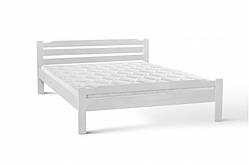 Ліжко Ольга (буковий щит) 160-200 см (біла)