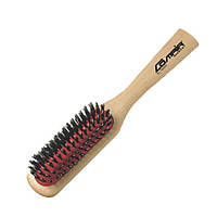 Щітка Comair Natural Wooden Brush з натуральною щетиною 6-рядна