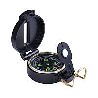 Компас us army engineer (plastic case) чорний abs пластик Mil-Tec Німеччина