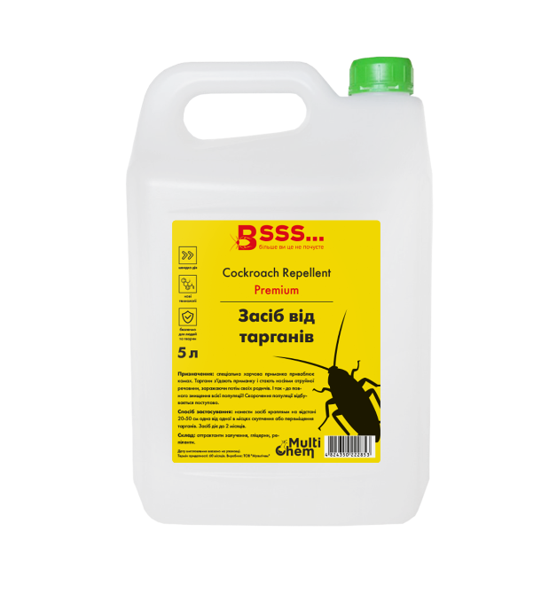 Засіб від тарганів Cockroach Repellent Premium 5 л