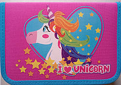 Пенал шкільний YES твердий одинарний Unicorn 531787 для дівчаток