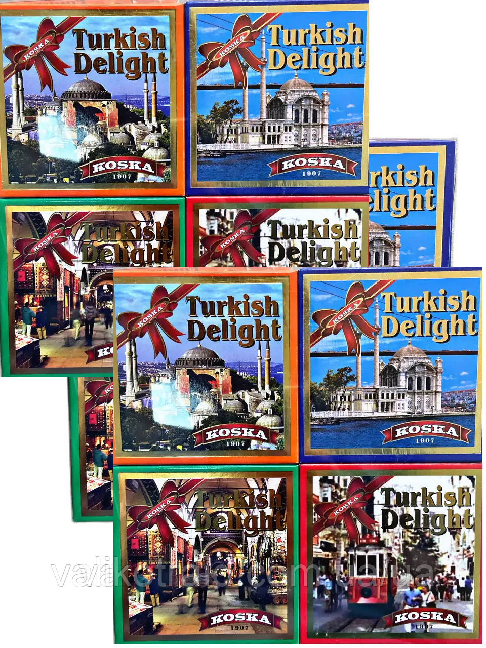 Купить Рахат-лукум KOSKA, ассорти, 200г , турецкие сладости ., цена 228 ...
