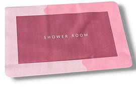 Килимки для підлоги рожевий Shower Room 60x30см