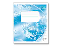 Зошит в лінію 18арк. 25шт/уп ТВ-51 шкiльний 16484 ТМ Бріск