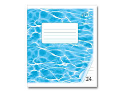 Зошит в лінію 24арк. 20шт/уп ТВ-52 шкiльний 16441 ТМ Бріск