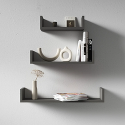 Комплект навісних полиць із ЛДСП Білий