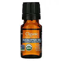 Cliganic, на 100% чиста ефірна олія, евкаліпт,10 мл (0,33 рідкий. унції)
