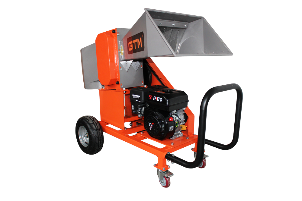 Бензиновий подрібнювач гілок дроворуб GTM LC80R 6 к.с., фото 1