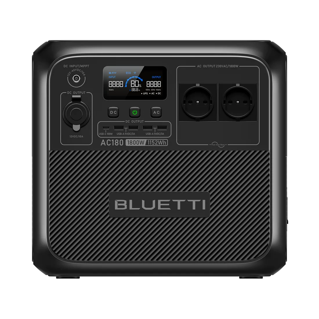 BLUETTI AC180 портативна електростанція з інвертором 1800 Вт