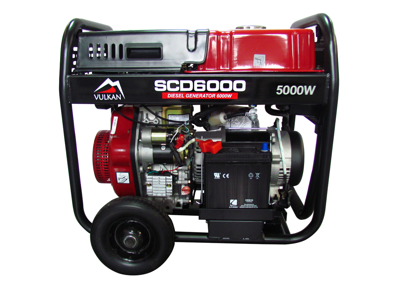 Генератор дизельний 4.5 кВт Vulkan SCD6000 (SCD6000), фото 1