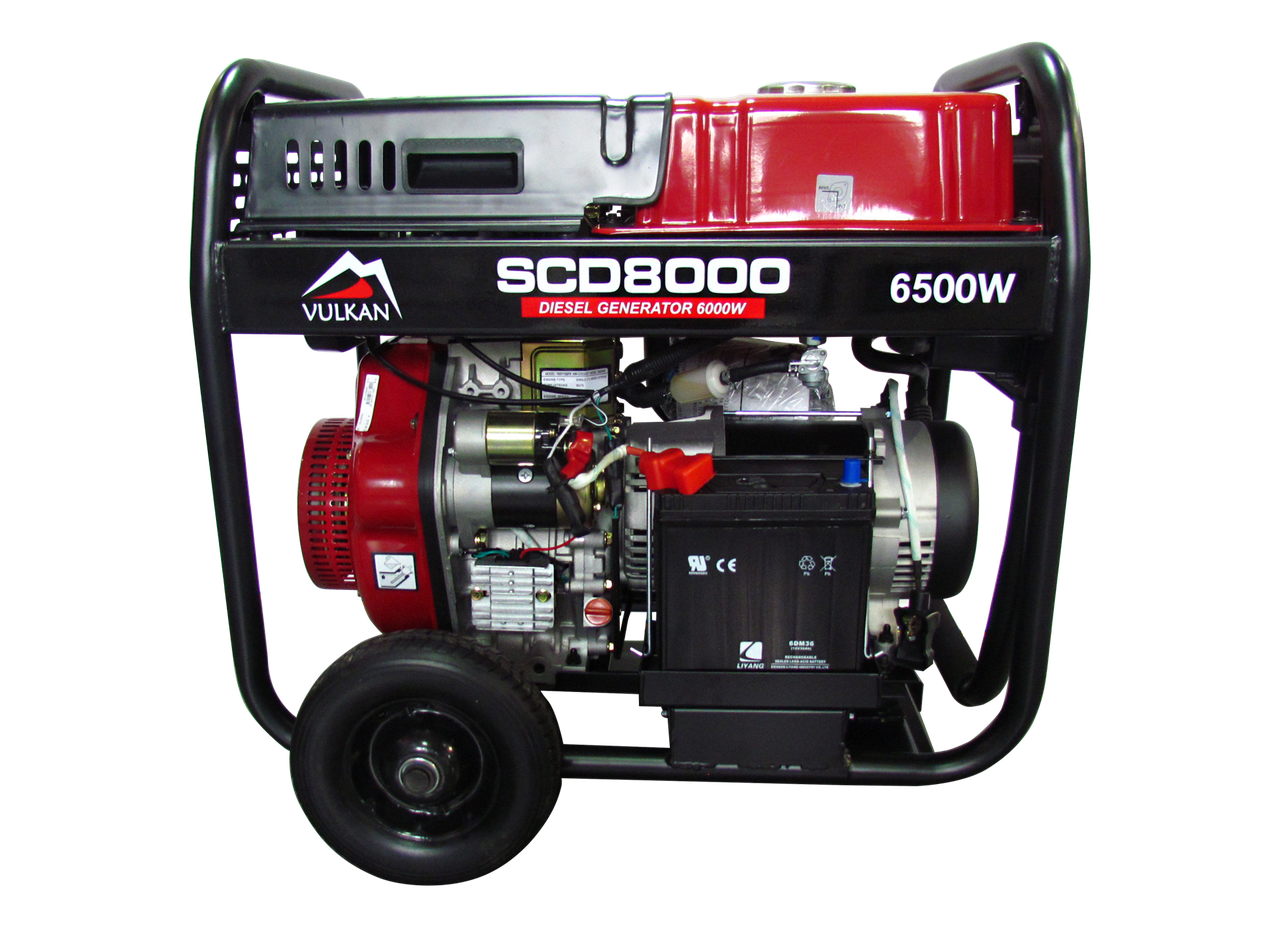 Генератор дизельний 6 кВт Vulkan SCD8000 (SCD8000)