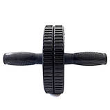 Набір для фітнесу 2в1 килимок-каремат для фітнесу та спорту + колесо-ролик для преса OSPORT Set 12 (n-0043) Зелений, фото 5