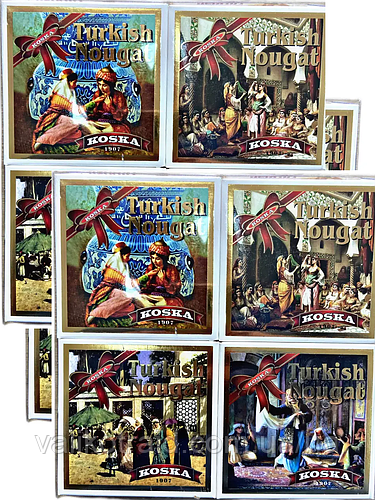 Купить Рахат-лукум KOSKA нуга с орехами ассорти Koz Helva , 180г ...