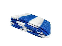 Сітка затінююча 95% біло-синя, в пакеті 90 г/кв.м 4м х 10м ТМ AGREEN