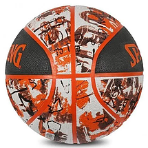 М'яч баскетбольний спортивний ігровий м'яч для баскетболу Spalding Graffitti Ball, розмір №7, фото 5