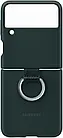 Чехол Sasmung Silicone Cover With Ring Green для Galaxy Z Flip 3, фото 6