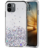 Блискучий чохол з срібною фольгою Xiaomi Redmi A1 / Redmi A2, фото 2