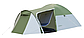 Намет туристичний 3-місний двошаровий непромокальний Presto Acamper MONSUN 3 PRO зелений Shopik, фото 5