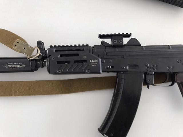 Цівка тактична X-GUN для АКСУ (АКС74У)